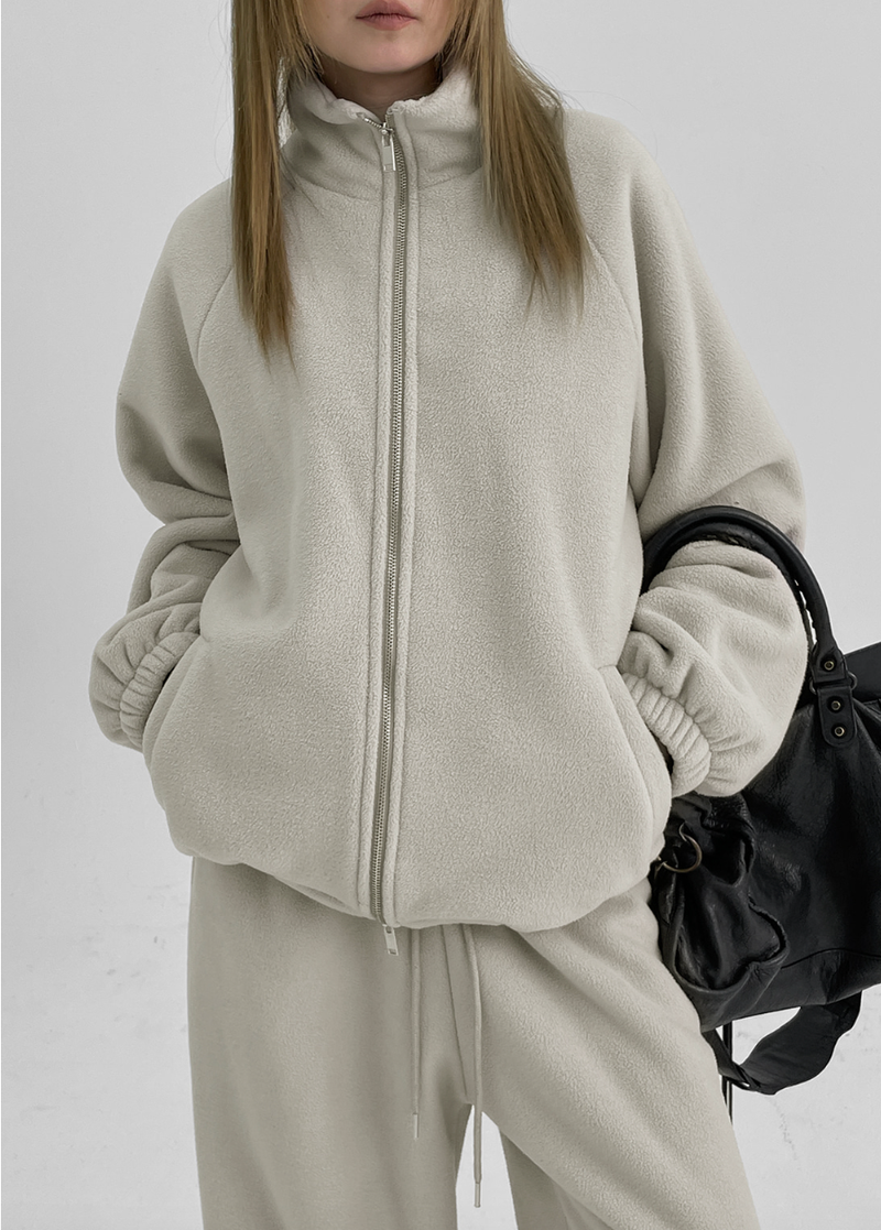 [MADE] Snowing Set - Fleece To Way Zip-Up