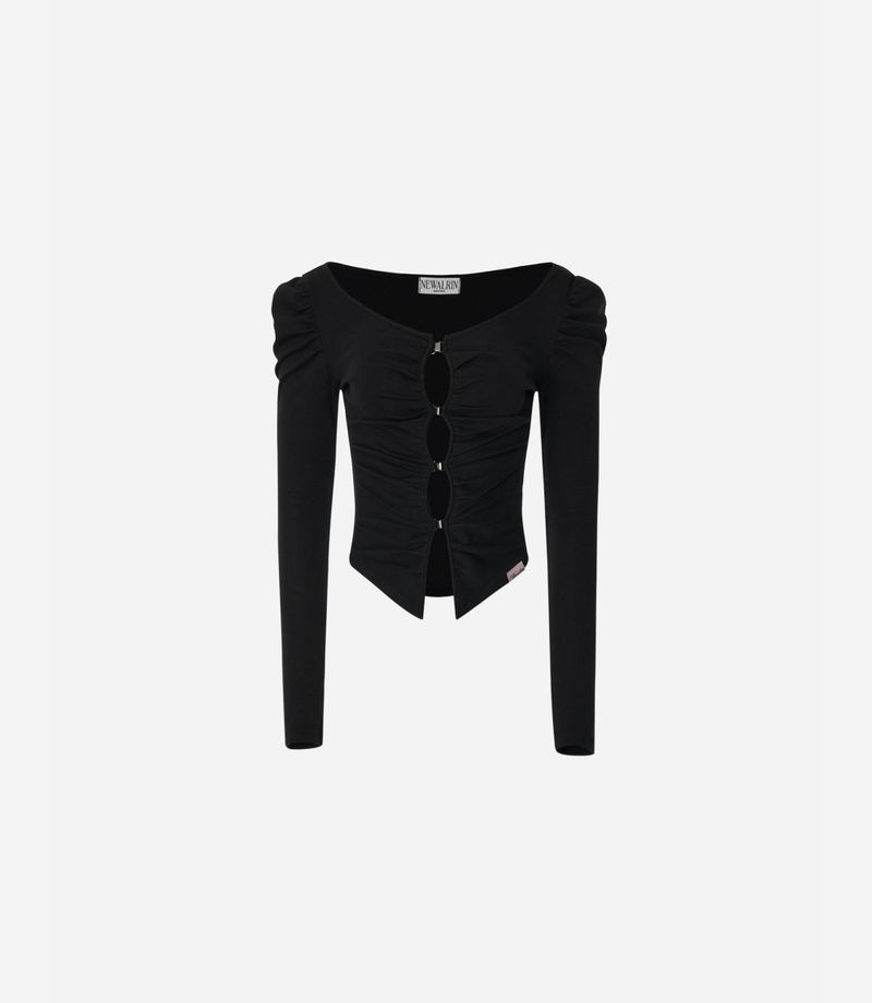 Ruby Shirring Hook Cardigan