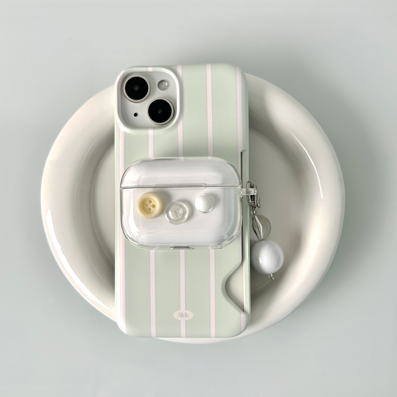 Milk Button AirPods 4 Case(3color)