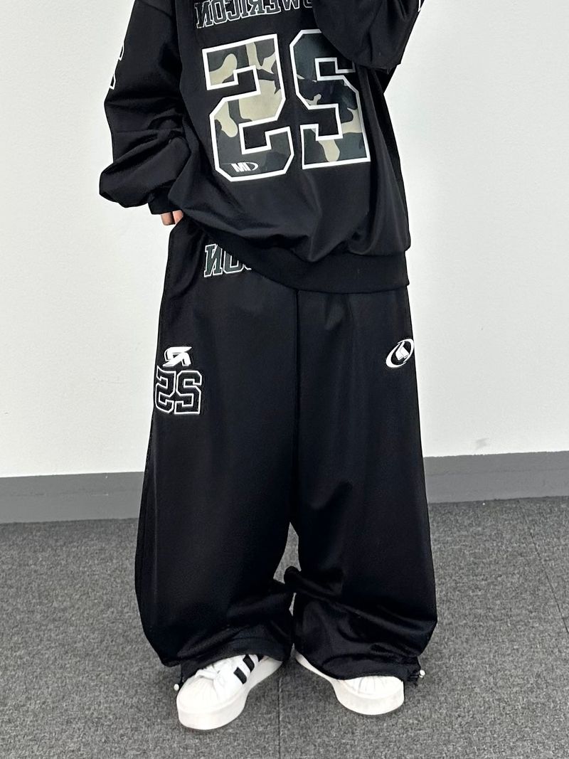 25 lettering jersey pants