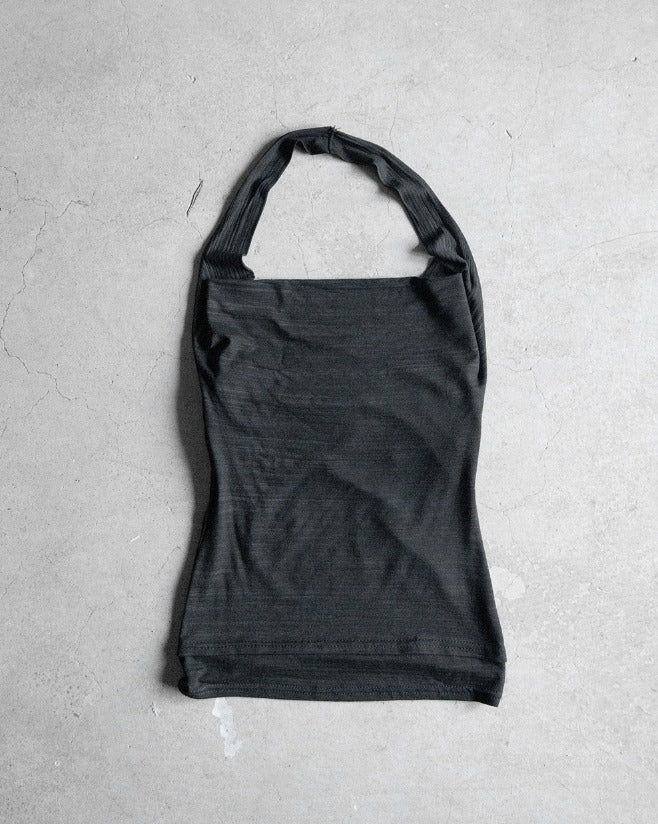 Ar Cowl Neck Halter Tube Top