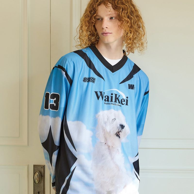 Maltese SIMBA mesh jersey long sleeve tshirts