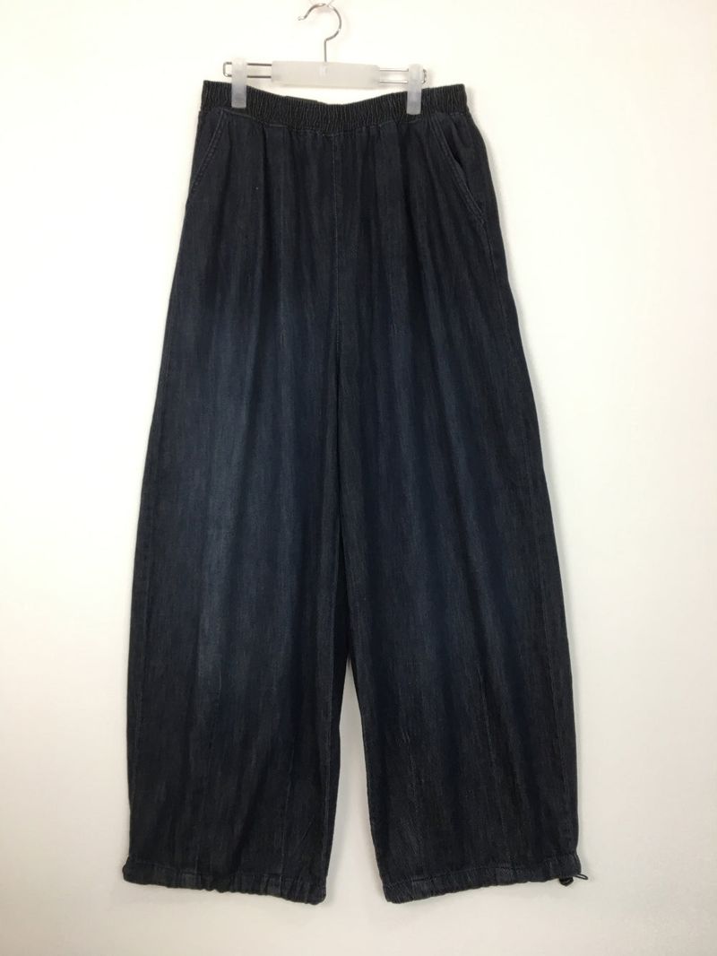 Hooded Balloon Denim Pants (2color)