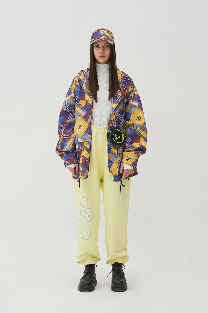 Multi Check Wind Jacket_Blue Check(Copy)