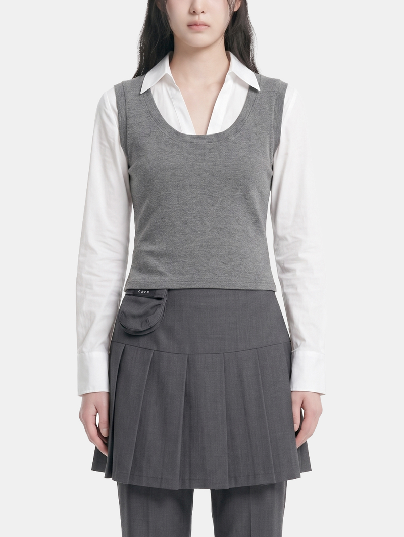 Emma Layered Collar Shirt