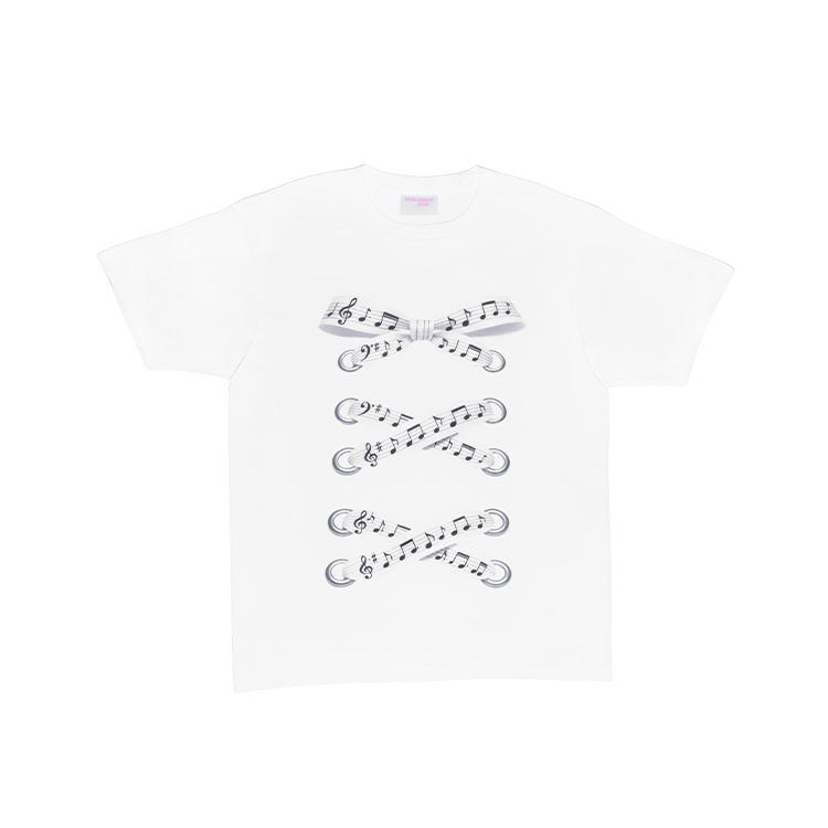 hurjaboyacc（ホジャボーイアクセ）の「ミュージックリボンTシャツ（トップス）」