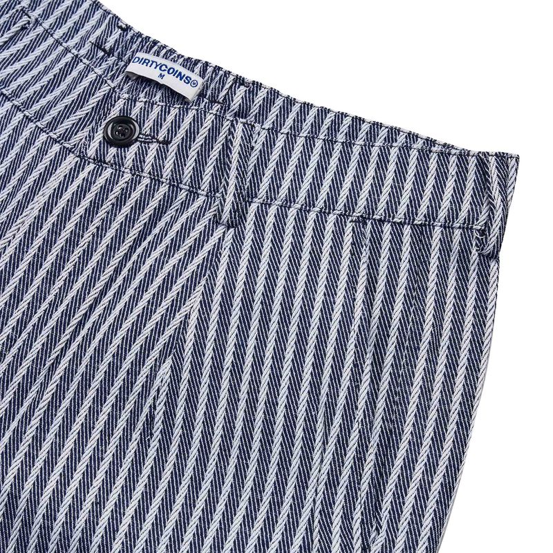 DirtyCoins Striped Maple Leaf Shorts