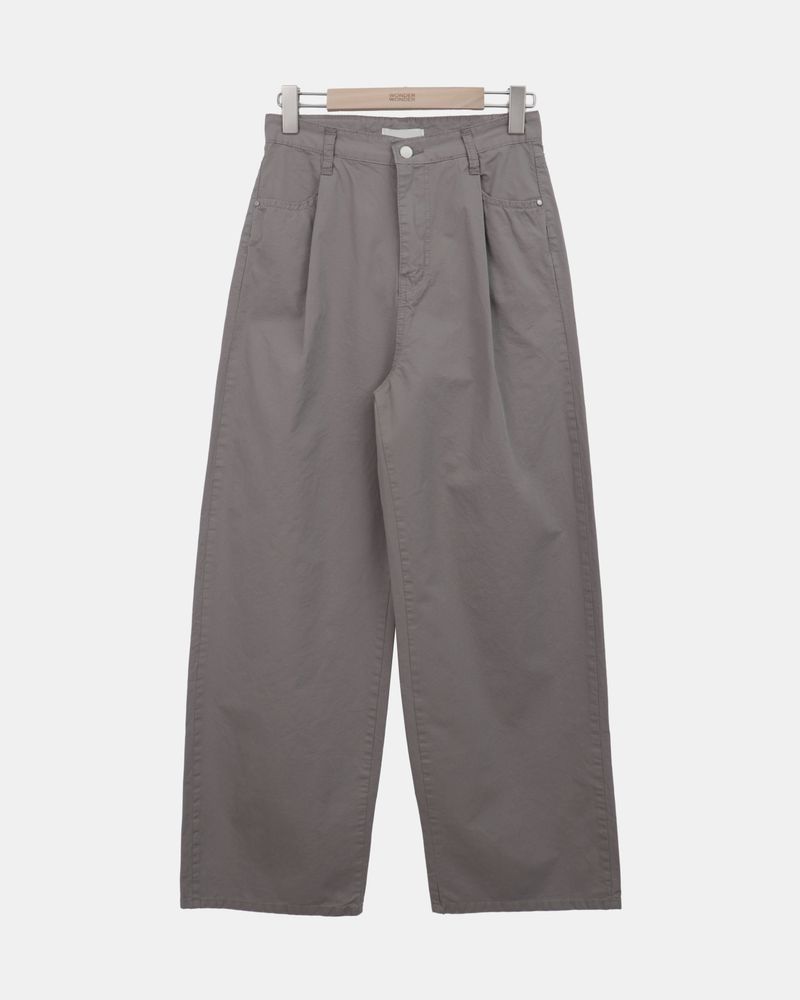 Hichel Washed Wide Pants