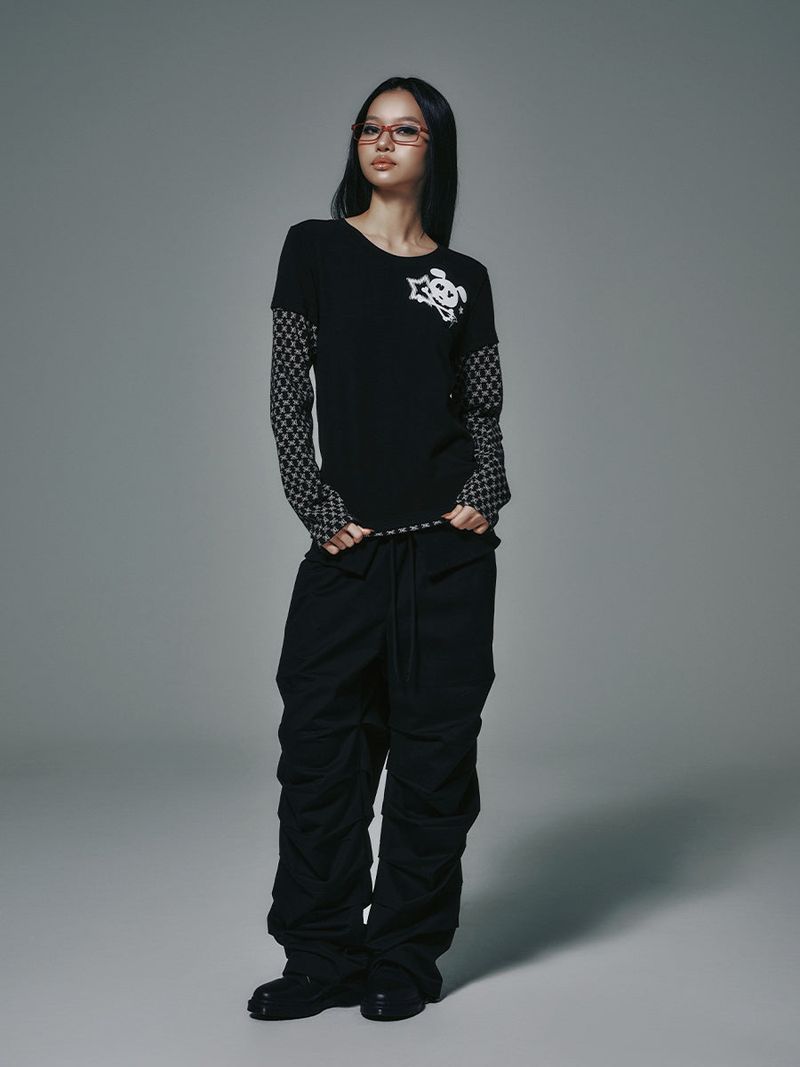 SKULL L/S BLACK