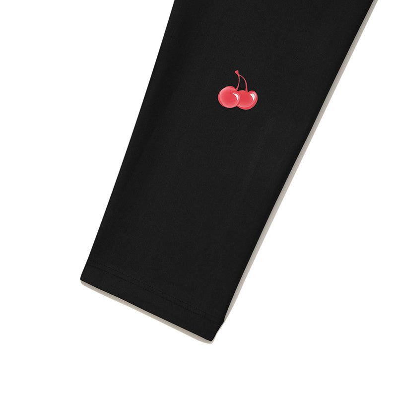 SMALL CHERRY WATER LEGGINGS [BLACK]