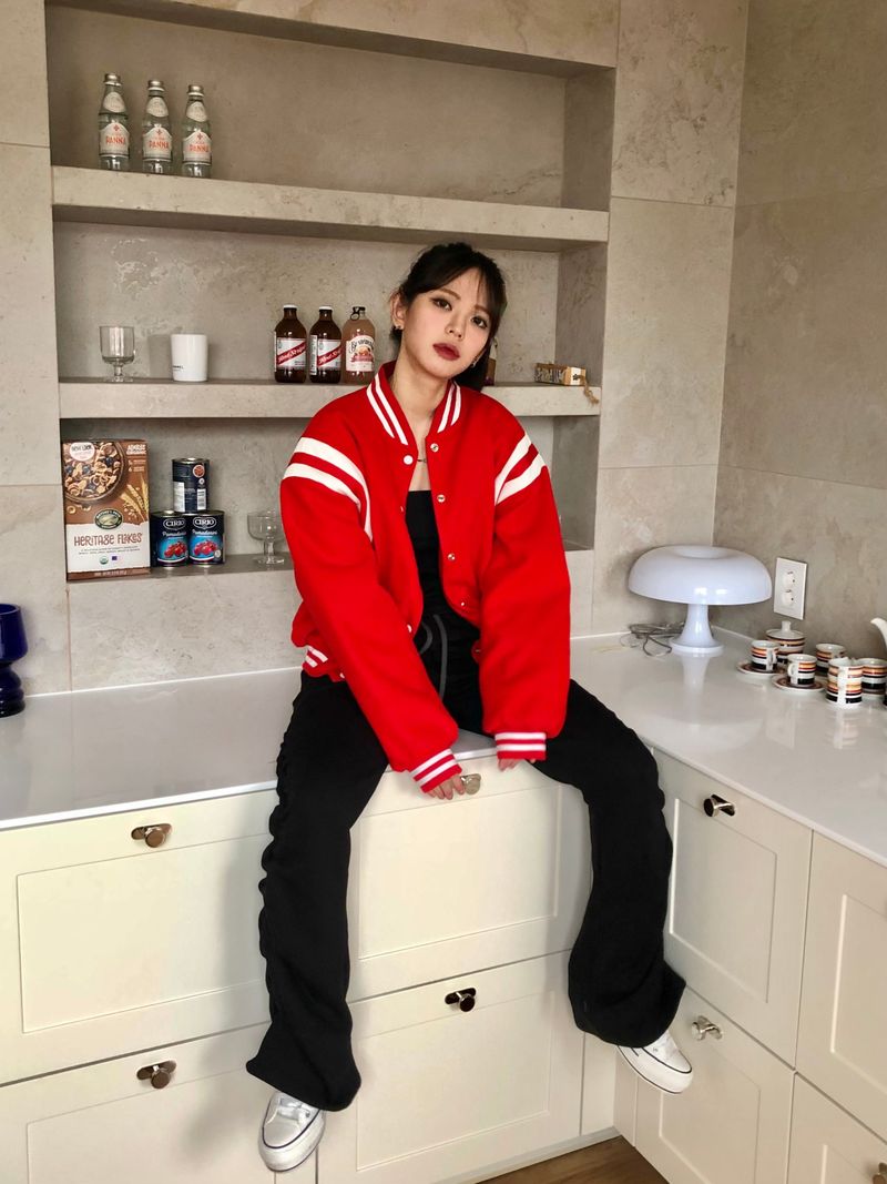 Hering varsity jacket