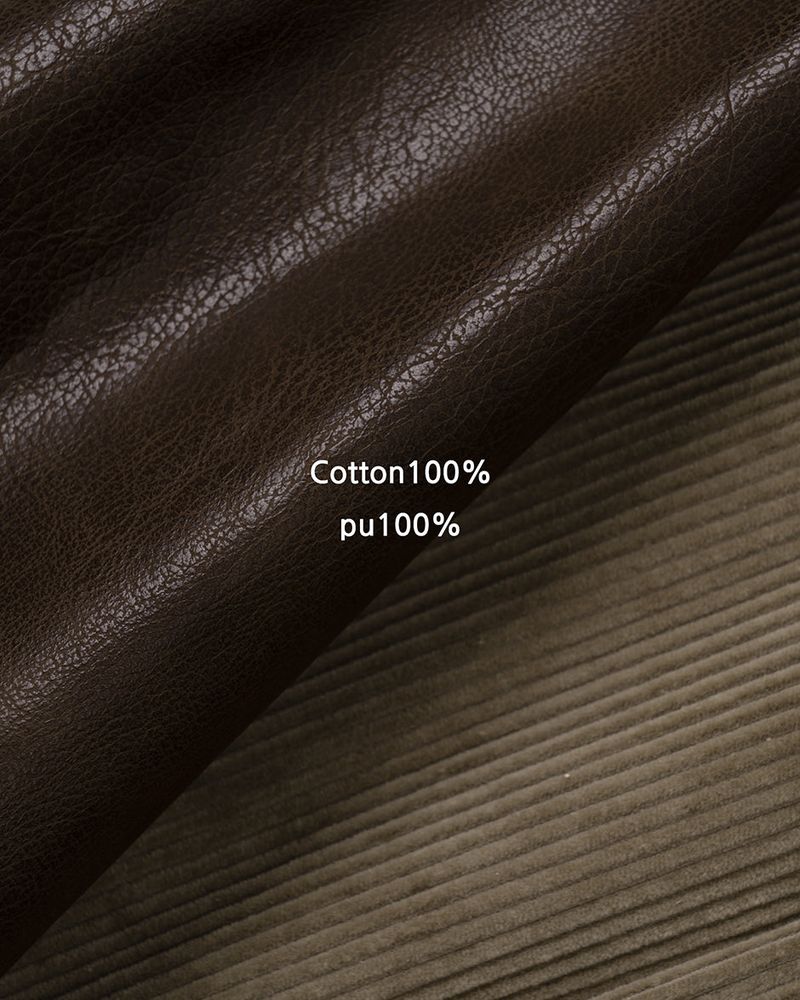 Baseball Corduroy Leather Jacket