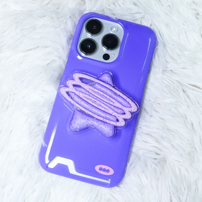 【MADE】Card Pocket glossy hard Phone case(2 colors)
