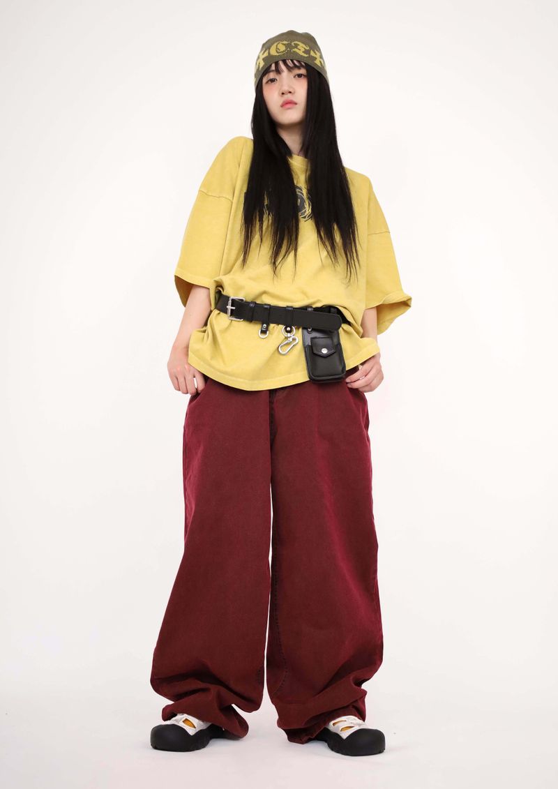 Bold Hue wide jeans