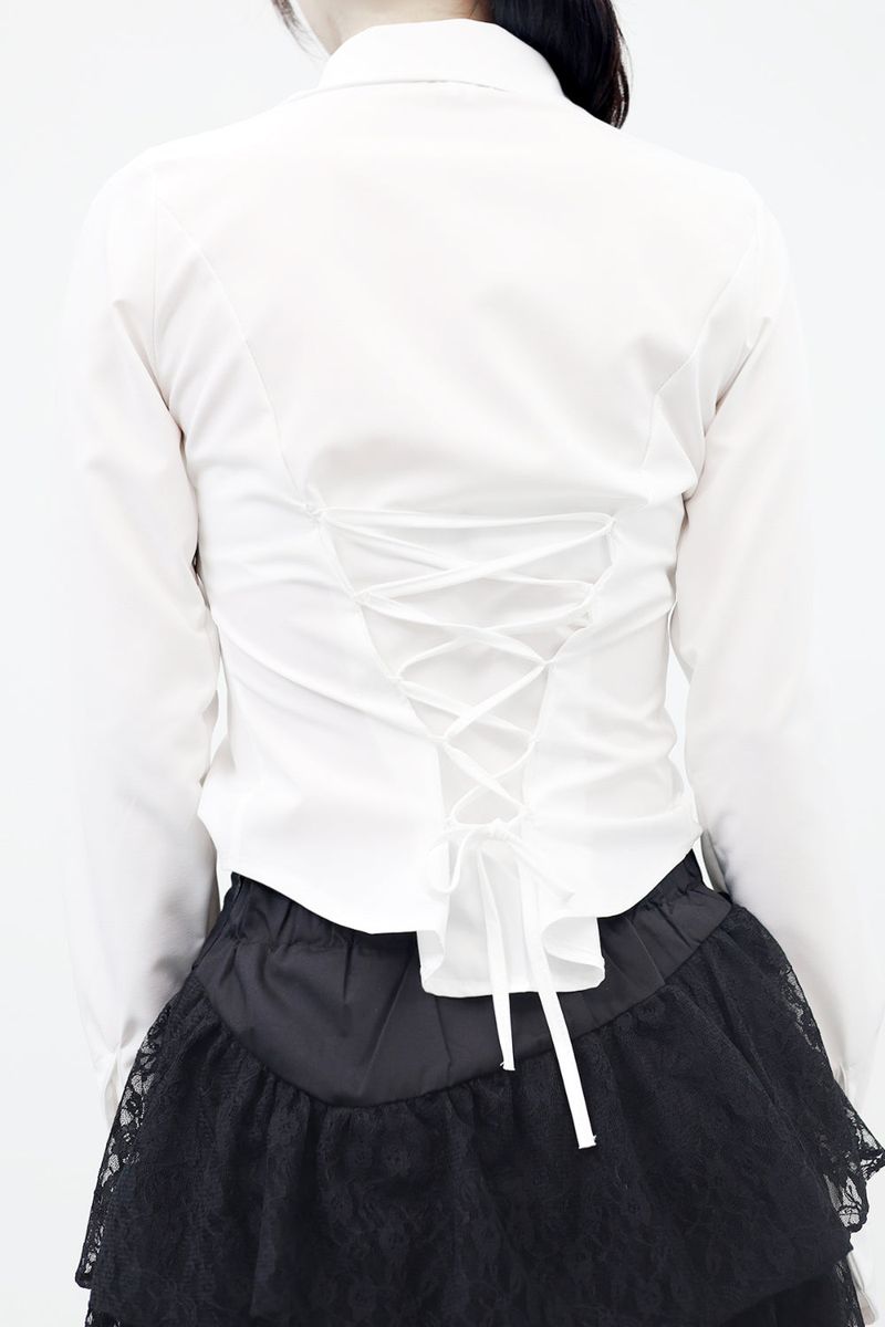 Split back strap shirt