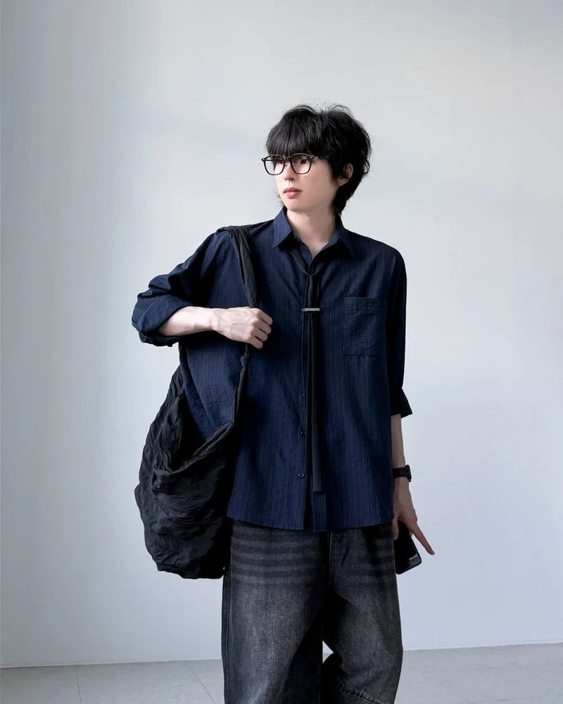 Newlan Stripe Over Shirt