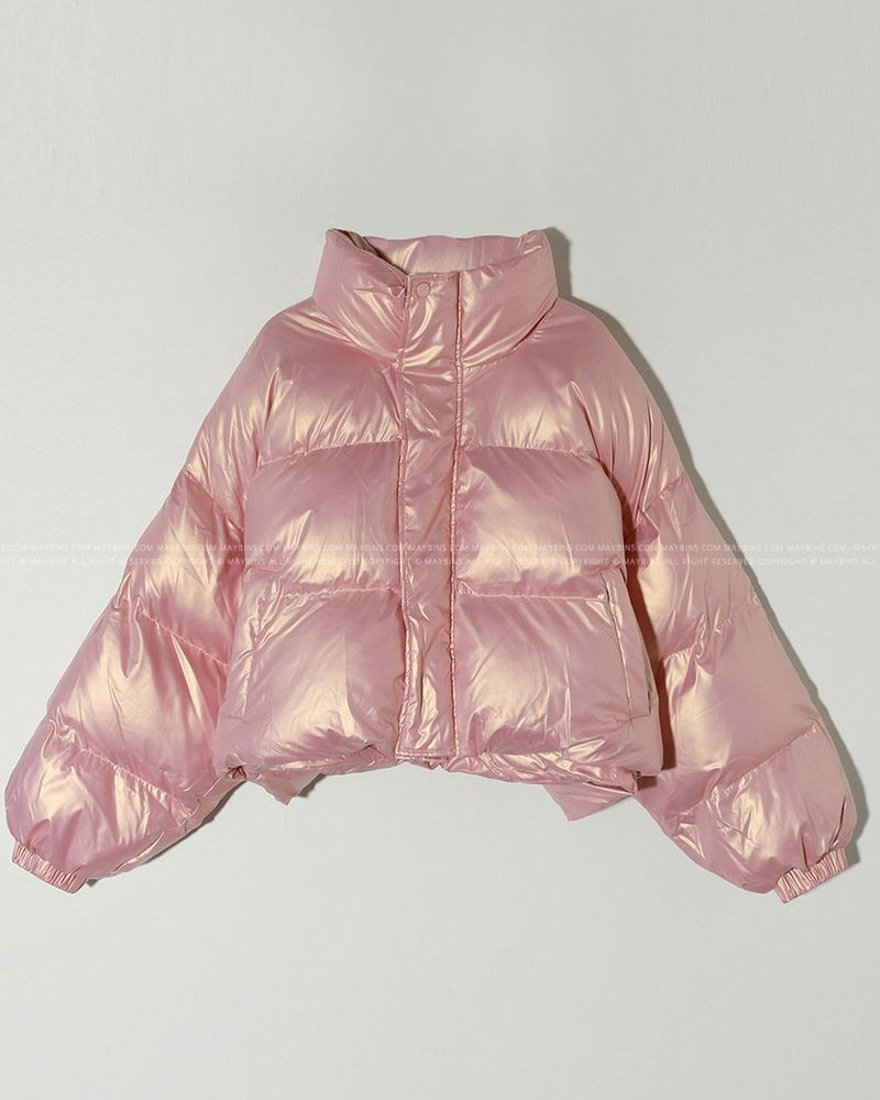 Cropped padded jacket