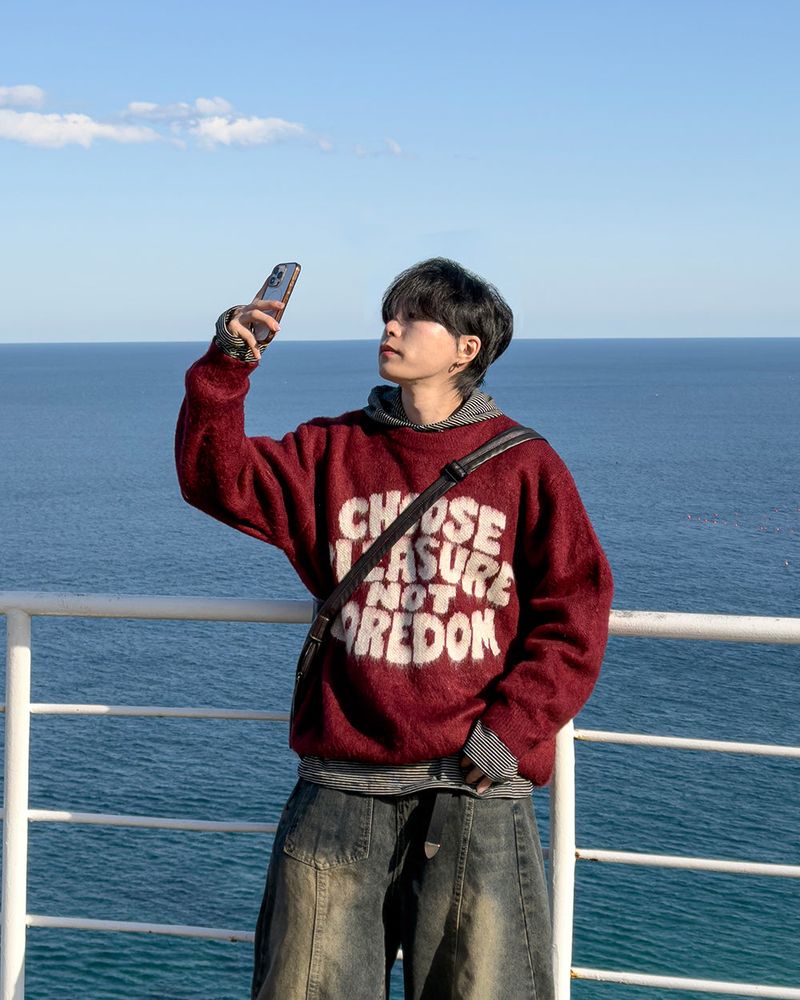Ron layered stripe hoodie