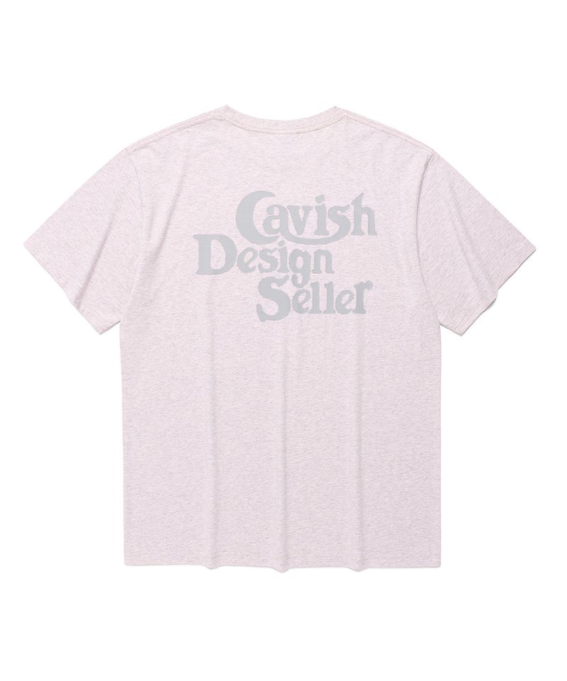 cavish（カビシ）の「SELLER LOGO SS TEE PINK(CV2BMMT500A)（Tops）」