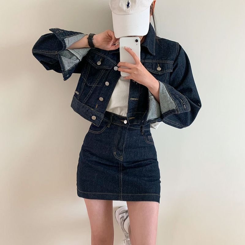 [Bellide made] Non-fade raw denim  set-up