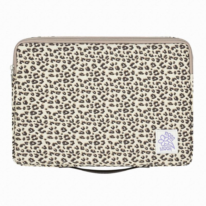 Leopard laptop pouch _ 13-14inch