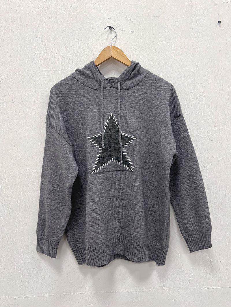 VINTAGE STAR HOODIE KNIT