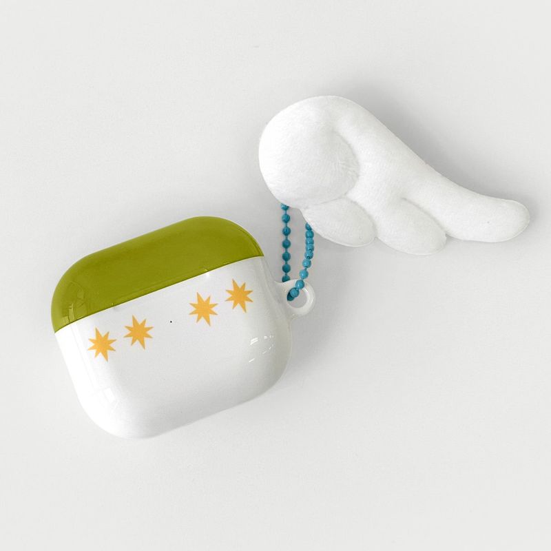 oab twinkle airpods case (olive)