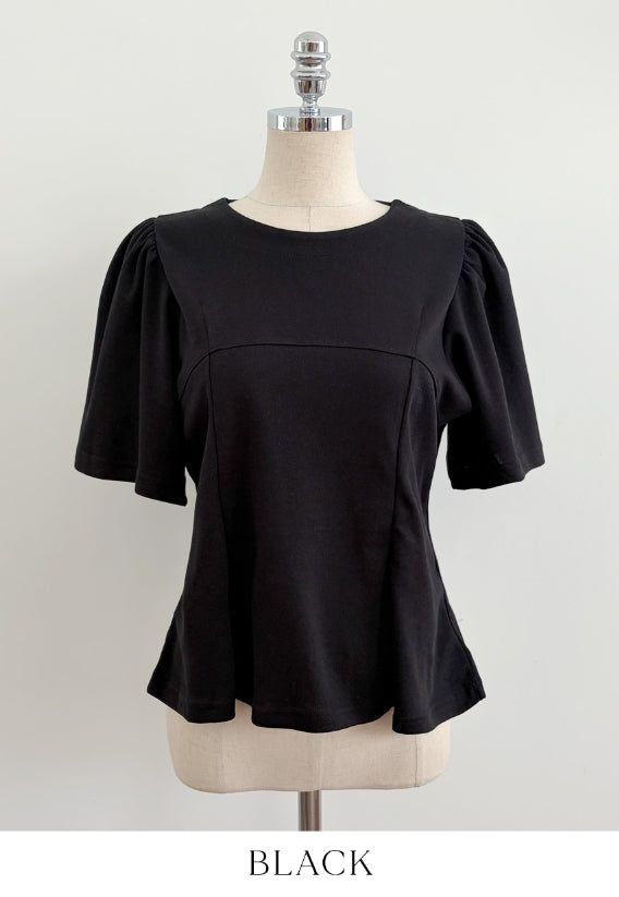 Moang Cut Puff Flare T-Shirt