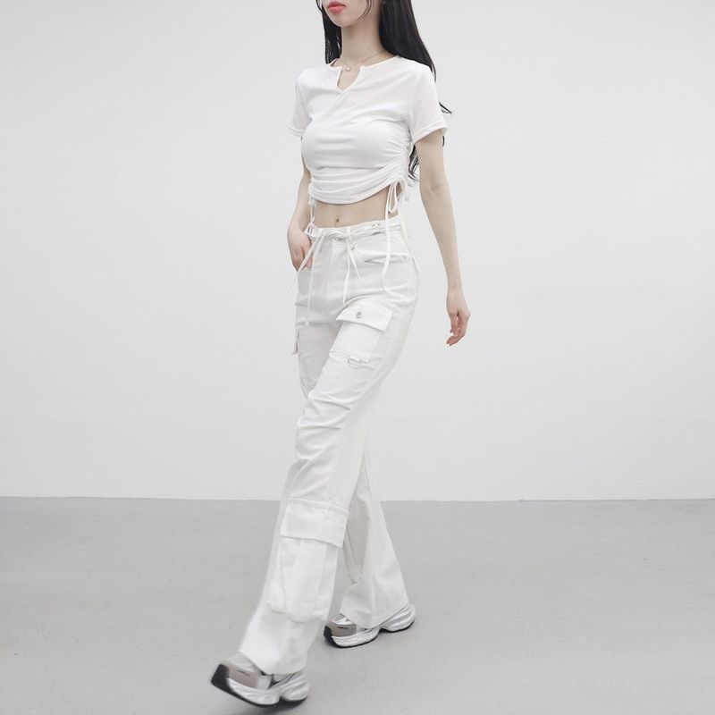 Family Cargo Bootcut Pants