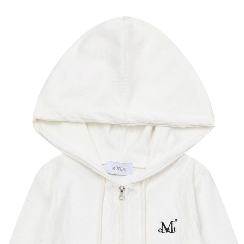 VIV TWO-WAY CROP KNIT ZIP-UP (2Color)