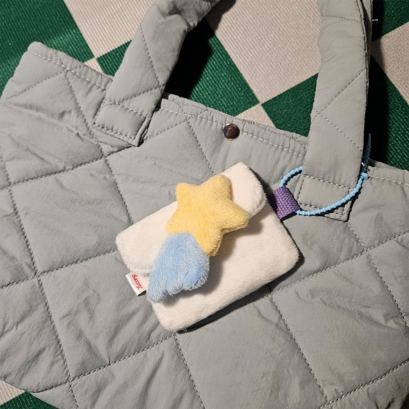 [MADE] fluffy baby star pouch