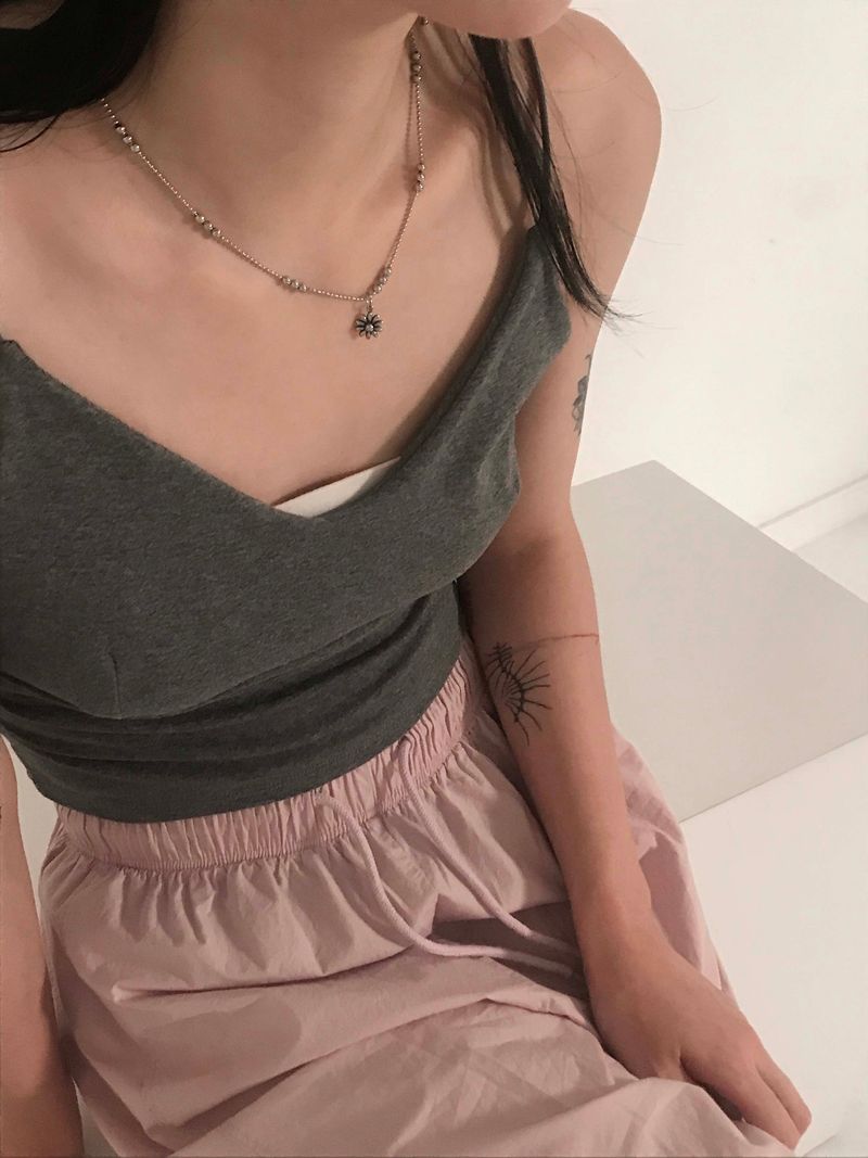 flower ball necklace