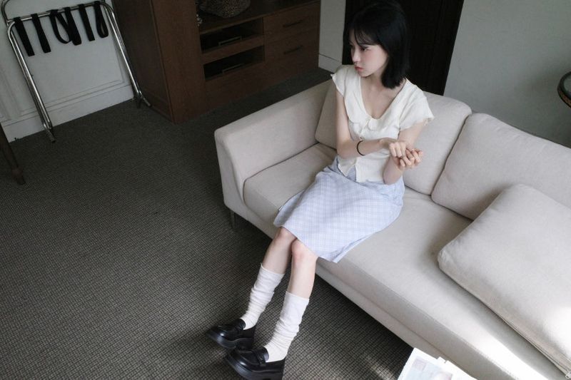 Lovely frill cardigan (4color)