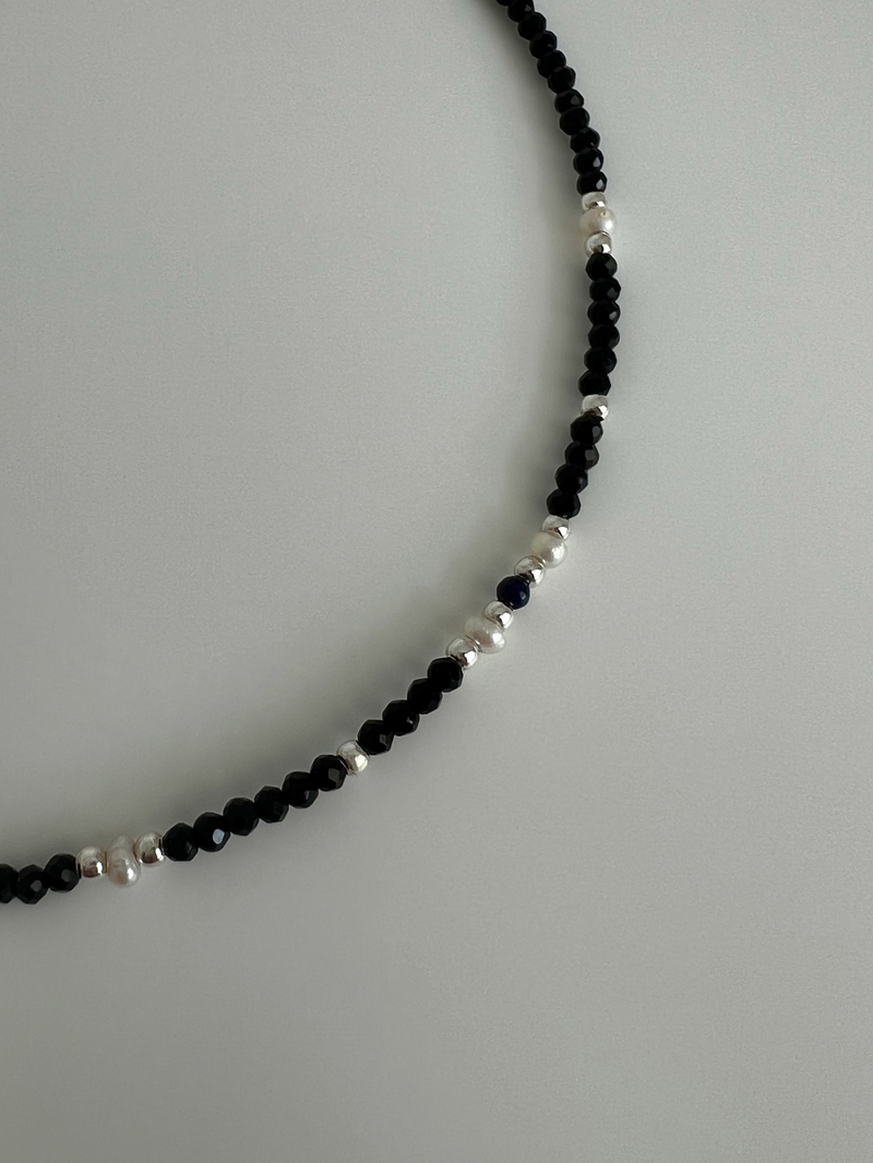 Starry night necklace (silver)
