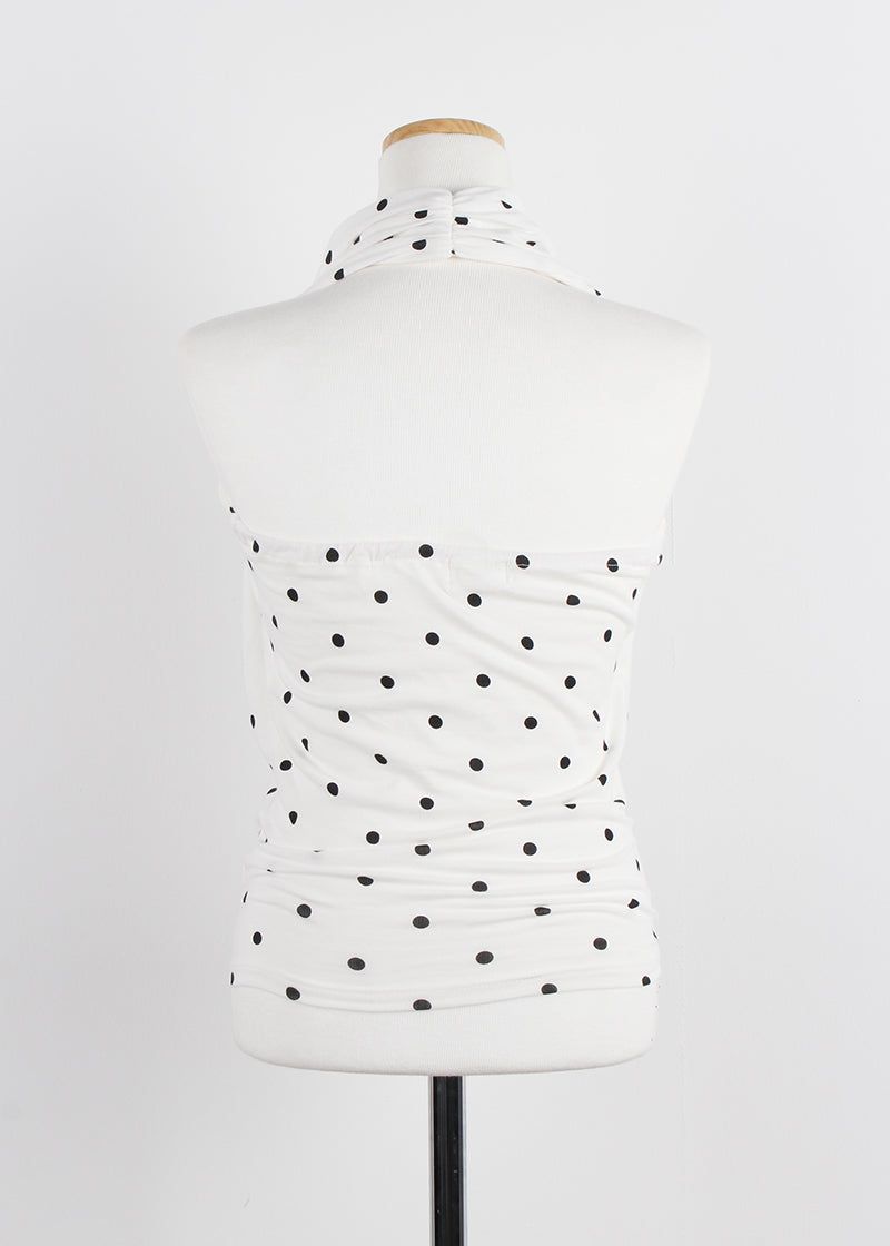 DRAPE HALTER TOP