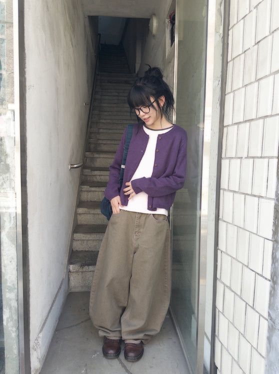 Gamma Stitch Point Balloon Wide Pants