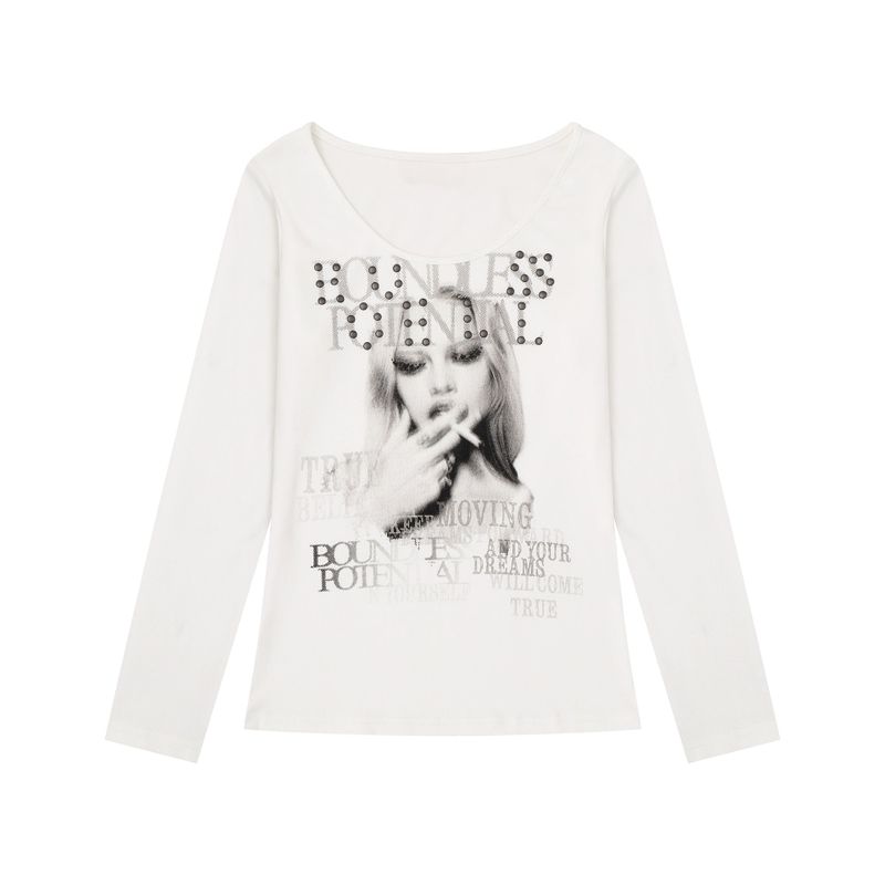 Cozy&Kitsch（コージーアンドキッチ）の「Cami Rivet Print Slim Tee（Tops）」
