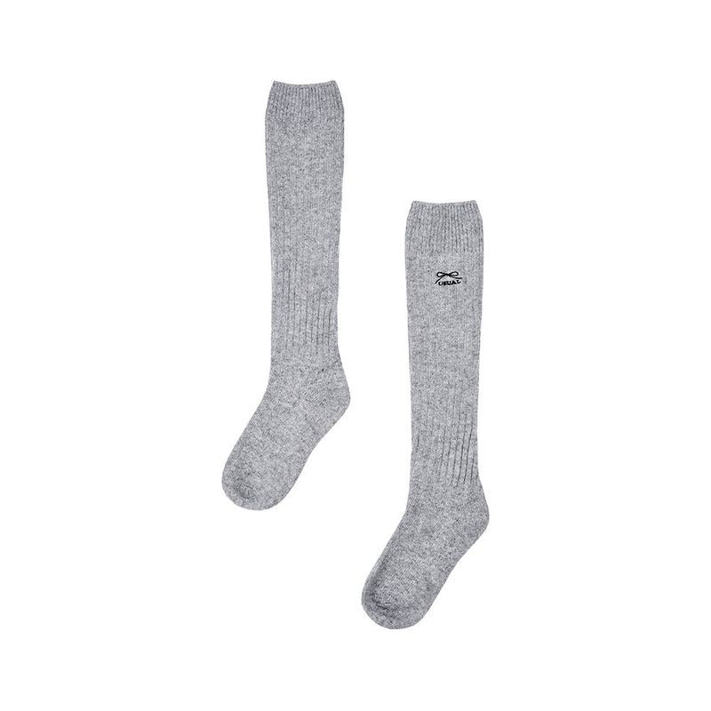 Wool Ribbed Knee Socks (4colors)