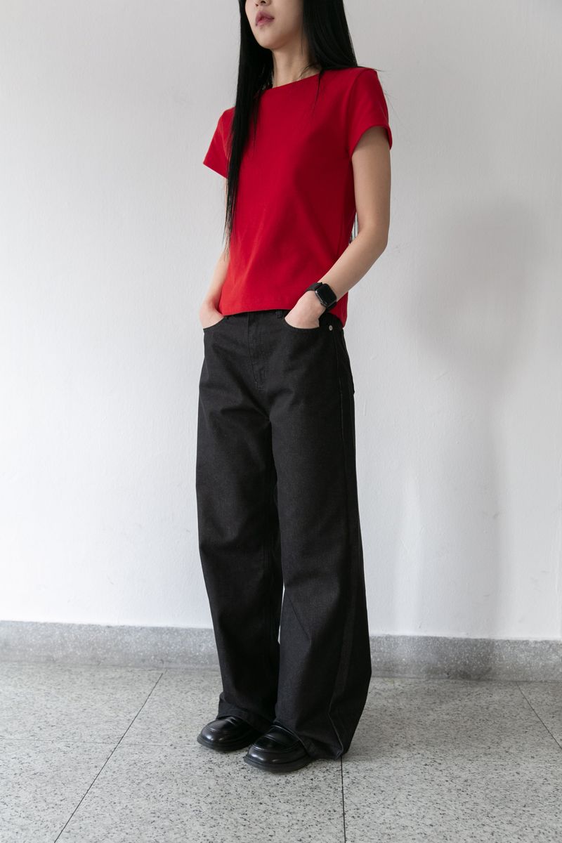 short half sleeve top(5colors)