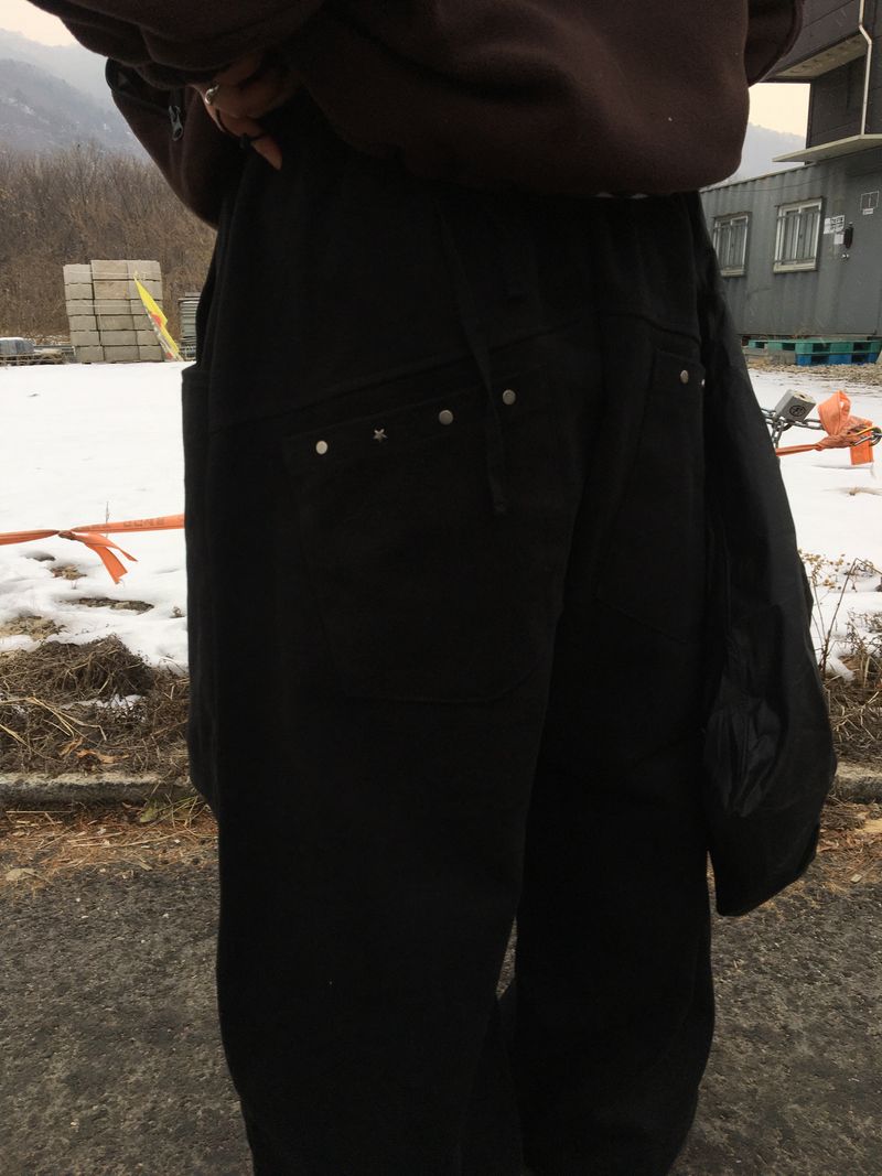 rivet fleece pants