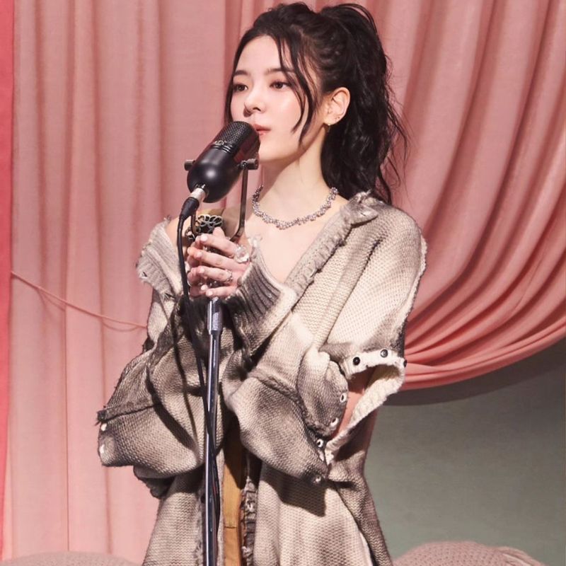 [23FW LSD COLLECTION] Spray Oversized Cardigan_Grey [aespa winter pick]
