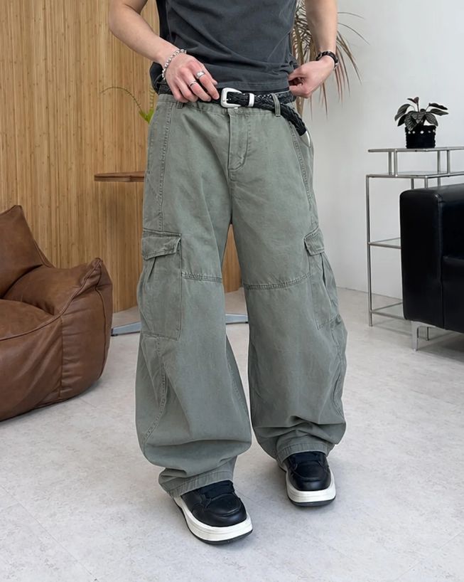 Luca Curved Cargo Pants