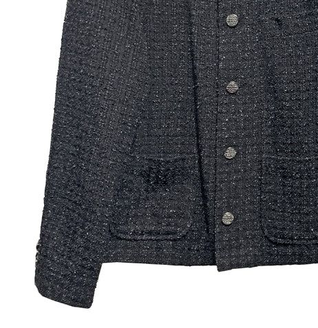 Proi Denim Tweed Round Jacket
