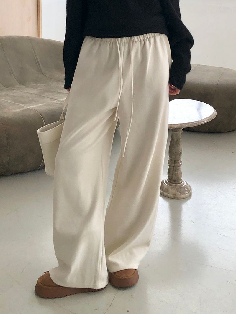 [MADE] ENTOL VELOUR WIDE PANTS