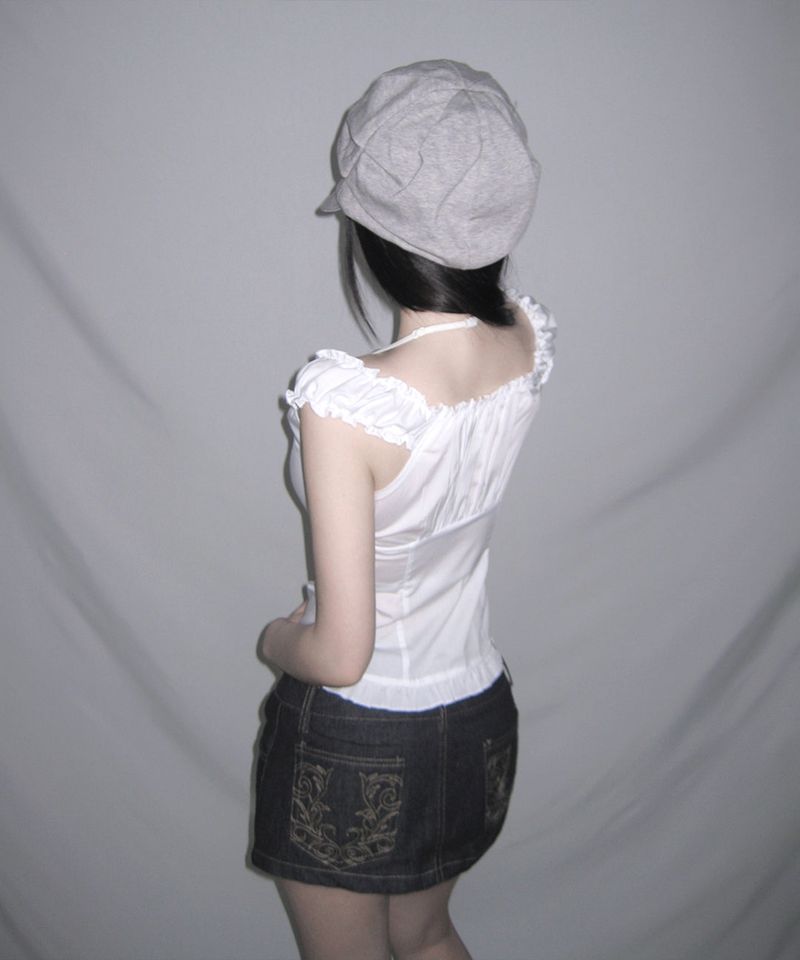 chrome frill bl (3colors)