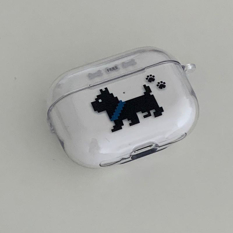 shop.nuee（ショップニュイ）の「マイパピー (black) airpods ケース（スマホグッズ/小物）」