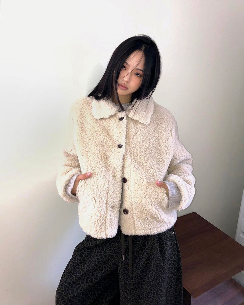 WONDER WONDER（ワンダーワンダー）の「Dri Collar Fur Fleece Jacket（Jackets/Outerwear）」