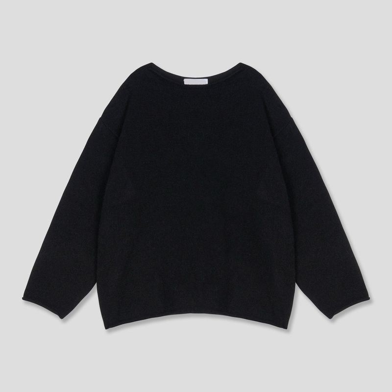 Lips Boatneck Over Knit 4C
