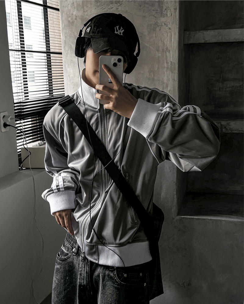 black down line sporty jersey