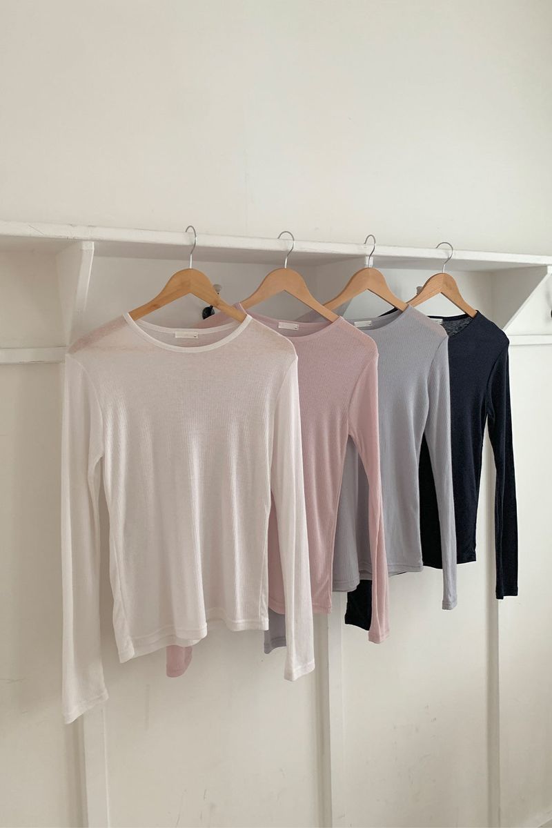 Dove ribbed long sleeve